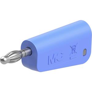 Stäubli LQ-4N-30 Laborstecker Stecker Stift-Ø: 4mm Blau