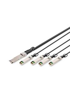 Digitus DN-81322 Glasvezel / SFP+ Optische vezel, Computer Aansluitkabel [1x QSFP+ - 4x SFP+] 2 m