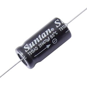 Suntan TS13AE2A470MSB000R Elektrolytische condensator Axiaal bedraad 47 µF 100 V 0.2 % (Ø x l) 21 mm x 10 mm 1 stuk(s)