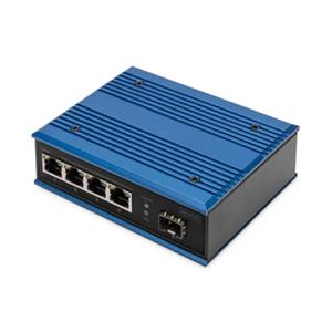 Digitus DN-651135 Industrial Ethernet Switch 4 + 1 poorten 10 / 100 / 1000 MBit/s PoE-functie