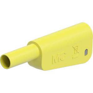 Stäubli SLQ-4N-46 Sicherheits-Lamellenstecker Stecker Stift-Ø: 4mm Gelb