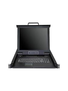 StarTech 1U 8 poorts VGA rackmonteerbare KVM console - 17 inch