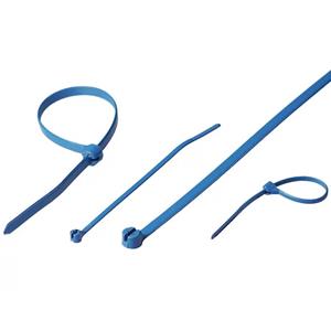 Helukabel 908530-100 TY525M-PDT Kabelbinder 186mm 4.8mm Blau Detektierbar 100St.