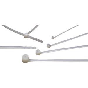 Helukabel 91085-500 TY27M Kabelbinder mit Stahlzunge 340mm 6.90mm Weiß, Transparent mit Metallzunge