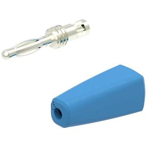 electropjp Electro PJP 210-C-CD1-BL Banaanstekker Stekker, recht Stift-Ø: 2 mm Blauw 1 stuk(s)