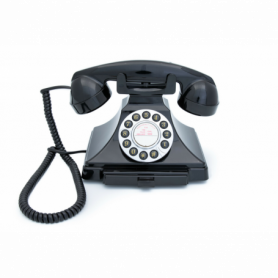 GPO Carrington telefoon klassiek bakeliet jaren '20 SIP geconfigureerd zwart
