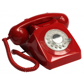 GPO 746 druktoets Retro Telefoon Rood - SIP/VOIP