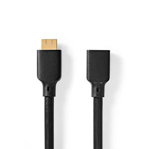 Nedis Ultra High Speed HDMI©-Kabel | HDMI© Connector | HDMI© Female | 8K@60Hz | 48 Gbps | 1.00