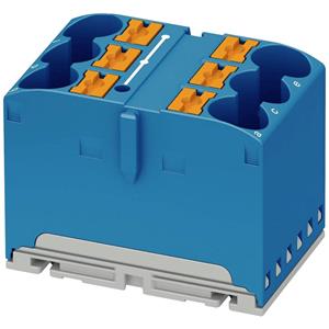 phoenixcontact Phoenix Contact PTFIX 6X10/S BU 1082388 Verteilerblock Polzahl (num): 6 0.5mm² 10mm² Blau 1St.