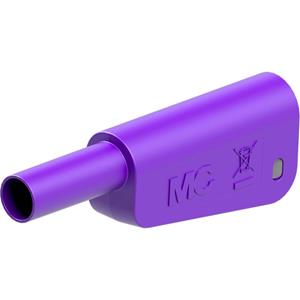 Stäubli SLM-4N-46 Sicherheits-Lamellenstecker Stecker Stift-Ø: 4mm Violett 1St.