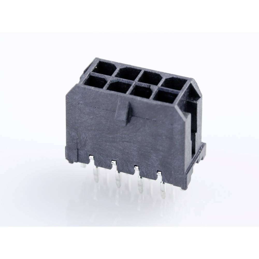 Molex 430450824 Male header, inbouw (standaard) Totaal aantal polen 8 Rastermaat: 3 mm 1 stuk(s) Tray
