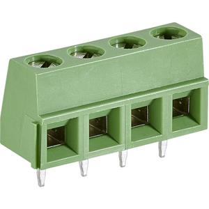 teconnectivity TE Connectivity 282836-4 Klemschroefblok 1.31 mm² Aantal polen 4 Groen 1 stuk(s)