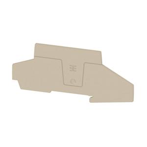 Afsluitplaat (klemmen), 126 mm x 2 mm, donkerbeige Weidmüllerlerlerlerlerlerlerlerlerlerlerlerlerlerlerlerlerlerlerlerlerlerlerlerlerlerlerlerlerlerler AEP 2T 4 FS 2817060000 20 stuk(s)