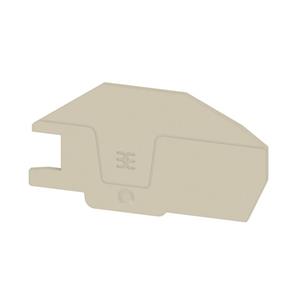 Weidmüller Abschlussplatte (Klemmen), dunkelbeige AEP ITB 16 BB 2C 2668840000 20St.