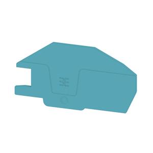 Weidmüller Afsluitplaat (klemmen), blauw  AEP ITB 16 BB 2C BL 2668850000 20 stuk(s)