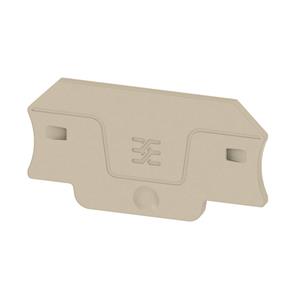 Weidmüller Afsluitplaat (klemmen), 55 mm x 2,1 mm, donkerbeige  ALEP 2C 2.5 2871750000 20 stuk(s)