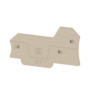 Afsluitplaat (klemmen), 66.3 mm x 2.1 mm, donkerbeige Weidmüllerlerlerlerlerlerlerlerlerlerlerlerlerlerlerlerlerlerlerlerlerler ALEP 3C 2.5 2871770000 20 stuk(s)
