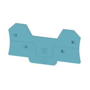 Weidmüller Abschlussplatte (Klemmen), 77.6mm x 2.1 mm, blau ALEP 4C 2.5 BL 2871800000 20St.
