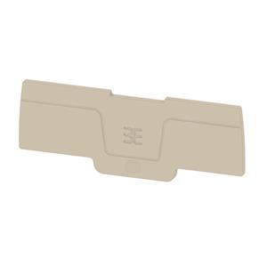 Afsluitplaat (klemmen), 82.1 mm x 2.1 mm, donkerbeige Weidmüller SEP 4C 2.5 2751100000 20 stuk(s)