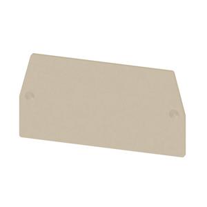 Weidmüller Afsluitplaat en tussenplaat (klemmen), 68,5 mm x 1,5 mm, donkerbeige  WAP WTL 6 2863960000 20 stuk(s)