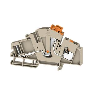 Weidmüller Scheidings- en meetstrikklem, 6 mmm/m, 500 V, 30 A, TS 35, donkerbeige  ATTB 6 PG VT 2762290000 50 stuk(s)
