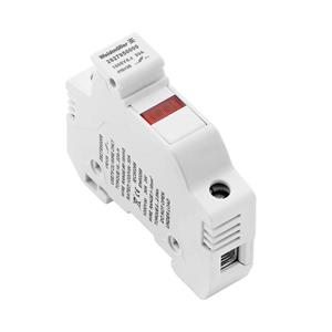 Weidmüller Zekering-serieklem, 1000 V, 10x38, met lokale LED-storingsaanduiding, schroefaansluiting, 10 mmm/m, 30 A, 10 x 38 mm, lichtblauw  FUSEHOLDER WSFH