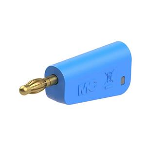 Stäubli LQ-4A-30 Laborstecker Stecker Stift-Ø: 4mm Blau