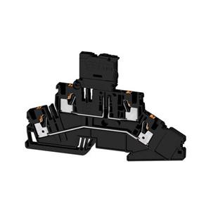 Weidmüller Sicherungs-ReihenklemmeUSH IN, 4 mm², 36 V, 6.3 A, G-Si. 5 x 20rz A2T 4 FS-FT 10-36V BK