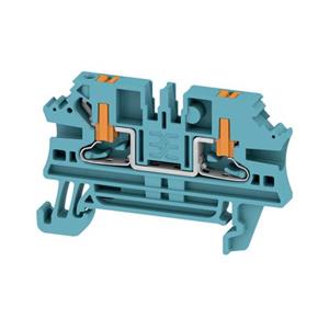 Weidmüller Durchgangs-ReihenklemmeUSH IN, 2.5 mm², 800 V, 24 A, Anzahl Anschlüsse: 2 AL2C 2.5 BL
