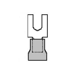 Molex 191310047 Gabelkabelschuh Loch-Ø=2mm Bulk