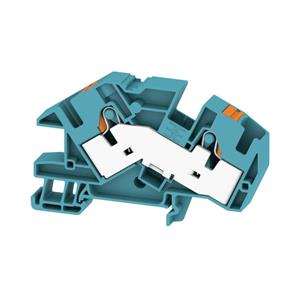 Installatie-etageklemmenUSH IN, 16 mmm/m, 800 V, 76 A, aantal aansluitingen: 2, Aantal etages: 1, blauw Weidmüller AITB 16 BB 2C BL 2668750000 20 stuk(s)