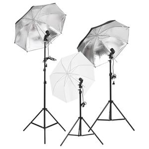 vidaXL Fotostudioset met verlichtingsset, achtergrond en reflector