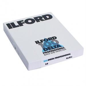 HARMAN ILFORD DELTA 100 4x5 25vel Vlakfilm Zwartwit