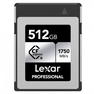 512GB CFexpress PRO Type B Silver series - R1750/W1300MB/s