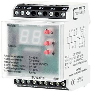 metzconnect Metz Connect Überwachungsrelais 230 V/AC (max) 2 Wechsler 11027405 1St.