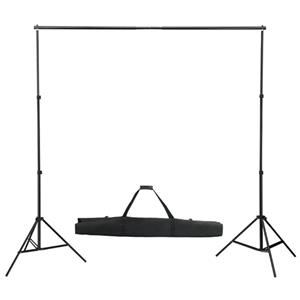 vidaXL Fotostudioset met verlichtingsset, achtergrond en reflector