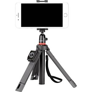 JOBY TelePod™ Mobile Tripod 1/4 Zoll Schwarz inkl. Smartphonehalter, Kugelkopf