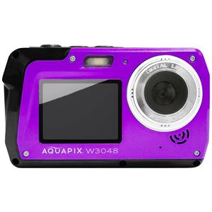 Easypix Aquapix W3048-I Edge violet Digitale camera 48 Mpix Violet Onderwatercamera, Frontdisplay