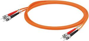 Weidmüller 1433990030 Glasfaser LWL Anschlusskabel [1x ST-Stecker - 1x ST-Stecker] 50/125 µ Multim