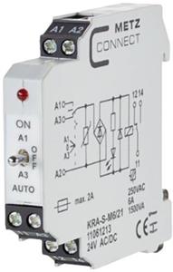 metzconnect Metz Connect Koppelbaustein 24, 24 V/AC, V/DC (max) 1 Wechsler 11061213 1St.
