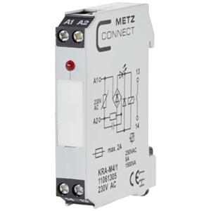 metzconnect Metz Connect Koppelbaustein 230 V/AC (max) 1 Schließer 11061305 1St.