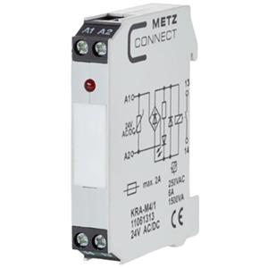 Metz Connect 11061313 Koppelmodule 24, 24 V/AC, V/DC (max) 1x NO 1 stuk(s)