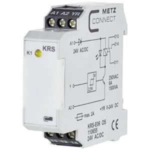 Metz Connect 110655 Drempelwaardeschakelaar 24, 24 V/AC, V/DC (max) 1x wisselcontact 1 stuk(s)