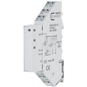 Metz Connect 11070213 Koppelmodule 24, 24 V/AC, V/DC (max) 2x wisselcontact 1 stuk(s)