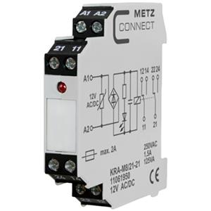 metzconnect Metz Connect Koppelbaustein 12, 12 V/AC, V/DC (max) 2 Wechsler 11061950 1St.