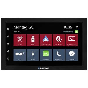 Blaupunkt Mannheim 600 DAB Autoradio met scherm dubbel DIN Android Auto, Aansluiting voor stuurbediening, Aansluiting voor achteruitrijcamera, Apple CarPlay,
