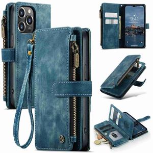 Caseme  iPhone 14 Pro - Portemonnee hoes - Blauw