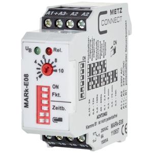 Metz Connect 110657 MARk-E08 Tijdrelais Multifunctioneel 230 V/AC 1 stuk(s) 1x wisselcontact