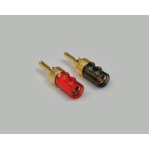 BKL Electronic 0106008 Banaanstekker Stekker, recht Stift-Ø: 4 mm Zwart 1 stuk(s)