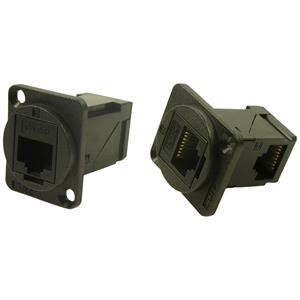 Cliff RAFT CAT5E RJ45 CSK ZWART CP30251 Adapter, inbouw Zwart 1 stuk(s)